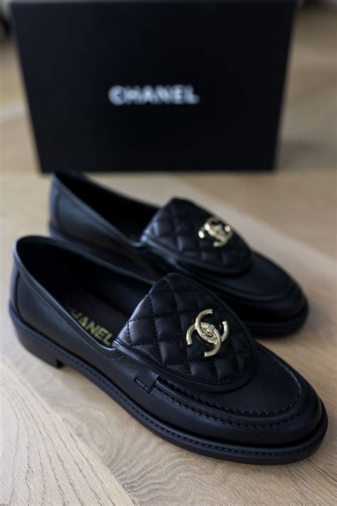 chanel matelasse loafers|Chanel lambskin loafers.